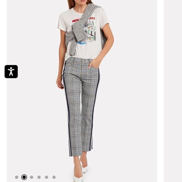 MOTHER
The Insider Plaid Ankle Jeans - Picture 10 of 10